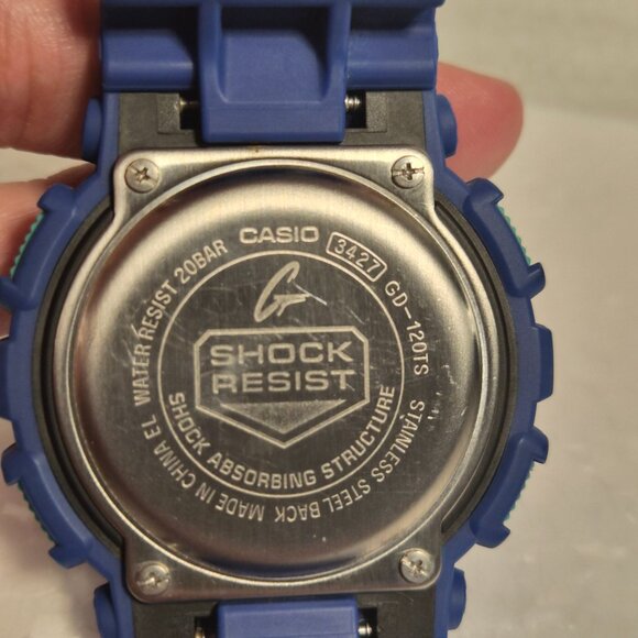 Casio G Shock NWOT condition Blue digital - Picture 3 of 11